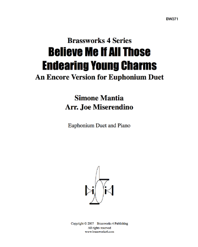 Believe Me if All Those Endearing Young Charms — Simone Mantia