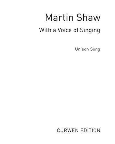 With a voice of singing — Martin Shaw