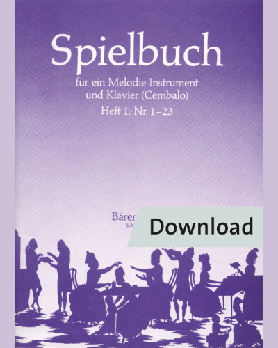 Spielbuch für ein Melodieinstrument und Klavier (Cembalo) no. 1-23 — 合集