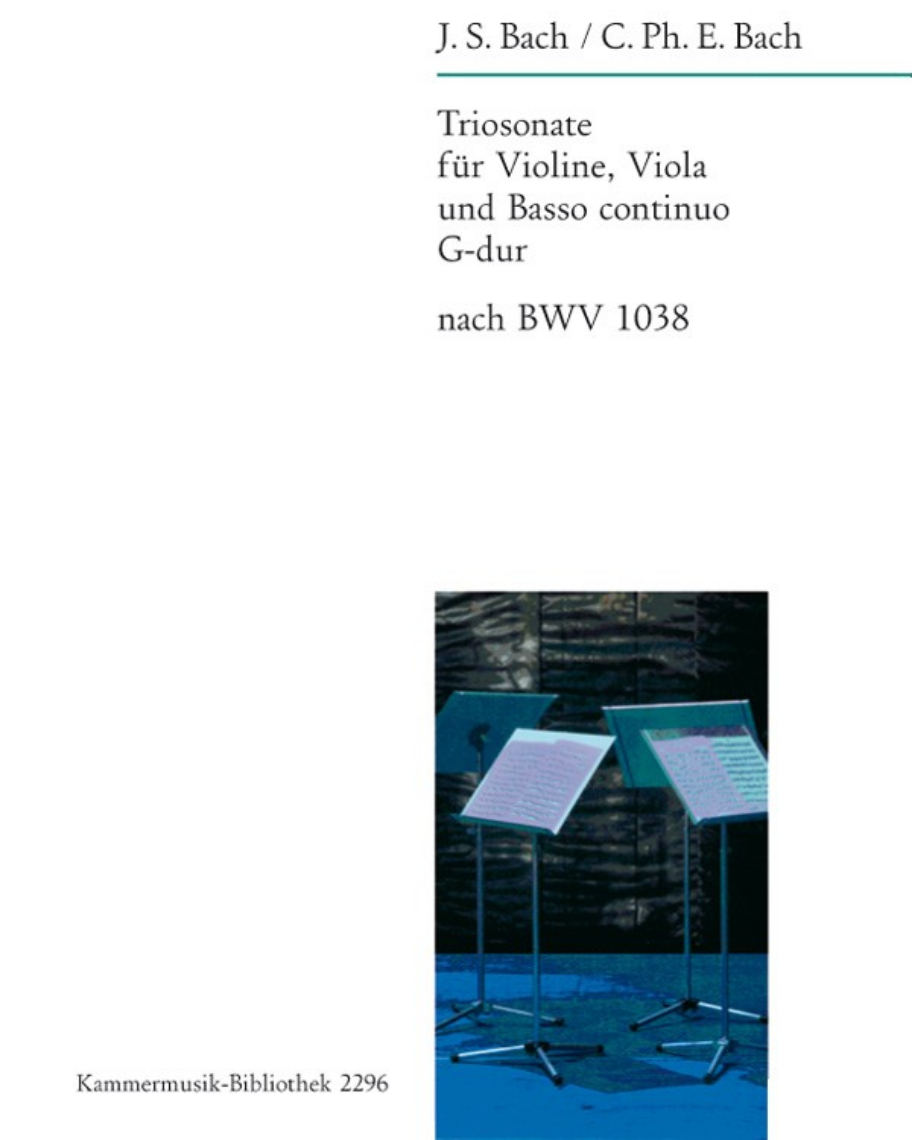 Trio Sonata in G major, based on BWV 1038 — 巴赫