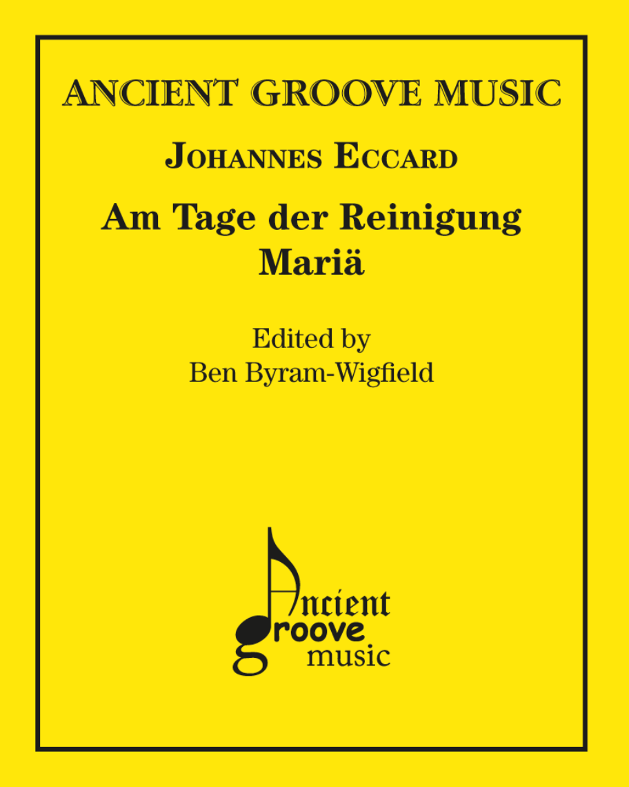Am Tage Der Reinigung Mariä — Johannes Eccard
