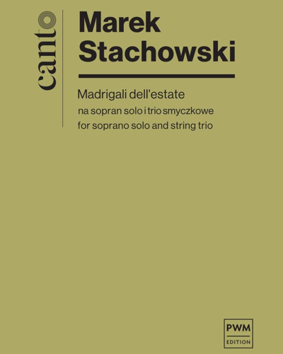 Madrigali dell'estate — Marek Stachowski