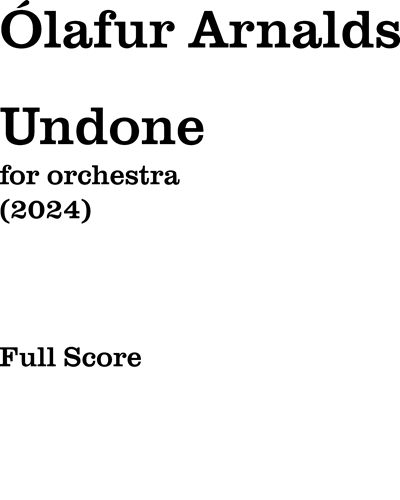 Undone — Ólafur Arnalds