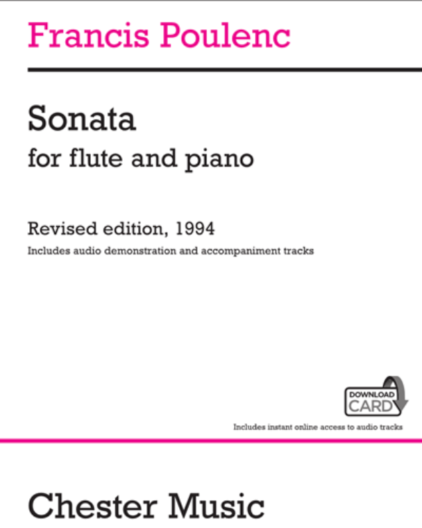 Sonata for Flute and Piano — 普朗克