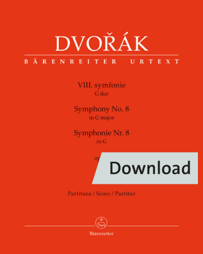 Symphony no. 8 in G major, op. 88 — Antonín Dvořák