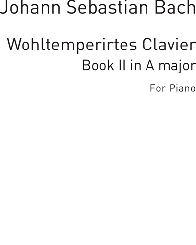 Prelude and Fugue No. 20 in A minor, BWV 889 — 巴赫