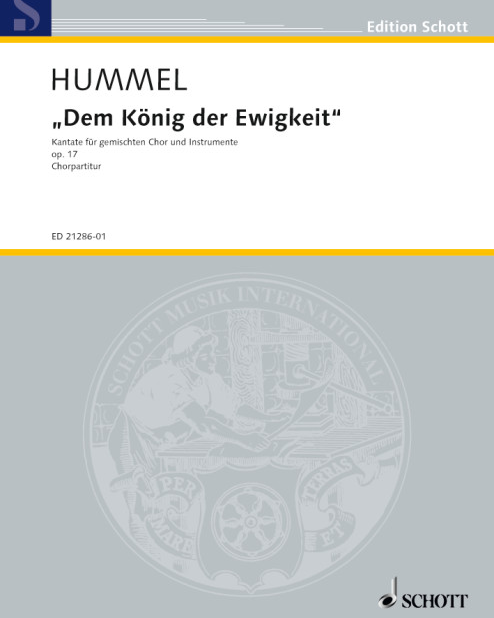 Dem König der Ewigkeit — Bertold Hummel