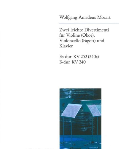 2 Easy Divertimenti: Eb major, KV 252 & Bb major, KV 240 — 莫扎特