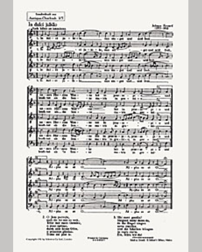 In dulci jubilo / Nun komm der Heiden Heiland — Johannes Eccard
