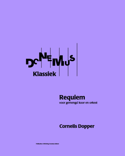 Requiem — Cornelis Dopper