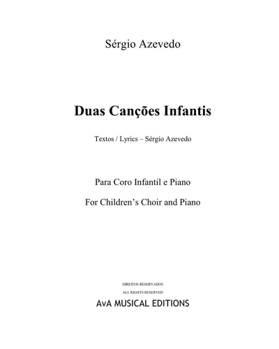 2 Children's Songs — Sérgio Azevedo