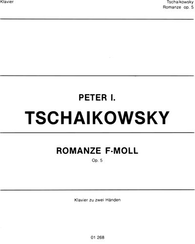 Romanze in F minor — Pyotr Ilyich Tchaikovsky