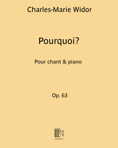 Pourquoi? (from 'Soirs d'été') — 维多尔