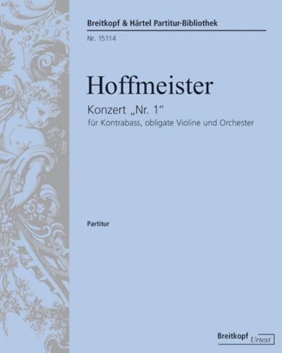 Kontrabasskonzert „Nr. 1“ — Franz Anton Hoffmeister