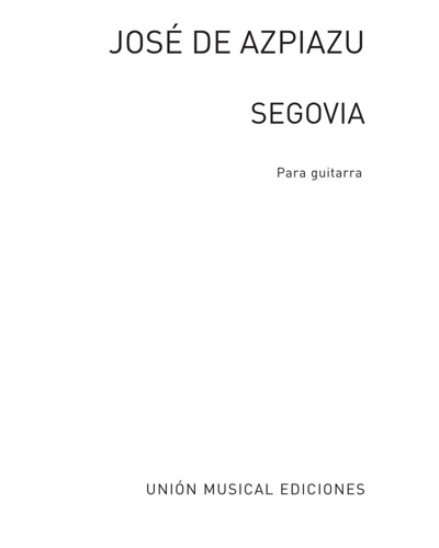 Segovia — José de Azpiazu