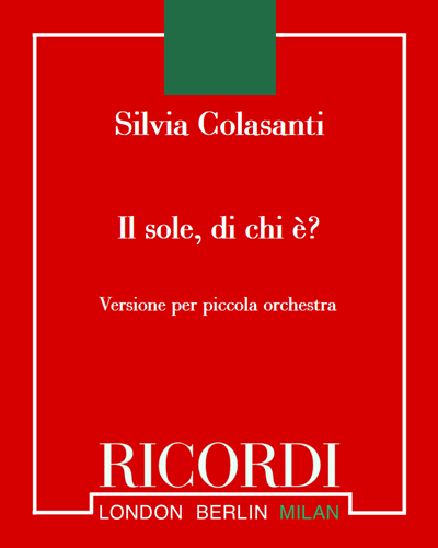 Il sole, di chi è? — Silvia Colasanti