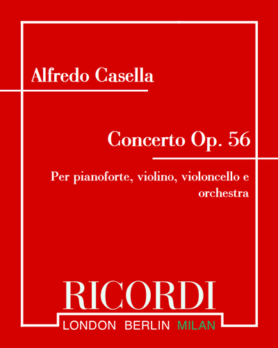 Concerto Op. 56 — 阿尔弗雷多·卡塞拉