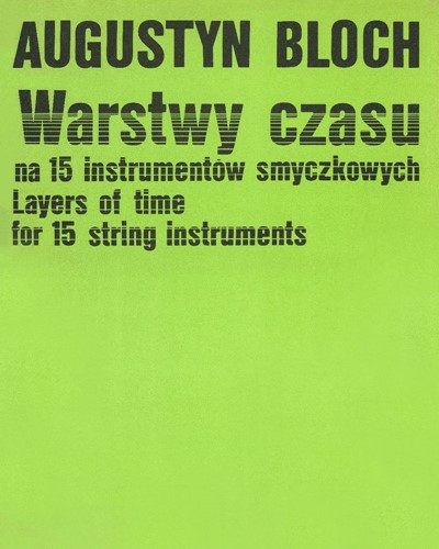 Layers of Time — Augustyn Bloch