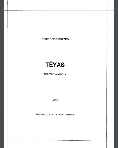 Tèyas — Francisco Guerrero