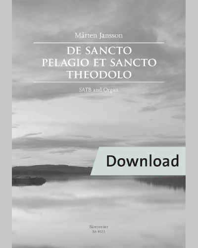 De sancto Pelagio et sancto Theodolo — Jansson Mårten
