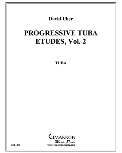 Progressive Tuba Etudes, Vol. 2 — David A. Uber