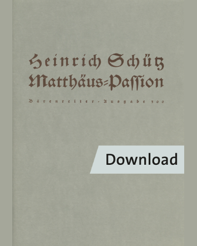 Matthäus-Passion SWV 479 — 许茨