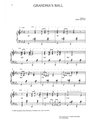 Grandma's Ball — Jimmy Blythe