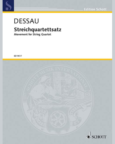 Movement for String Quartet — Paul Dessau