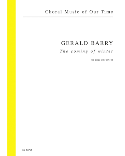 The coming of winter — Gerald Barry