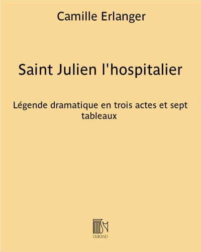Saint Julien l'hospitalier — Camille Erlanger