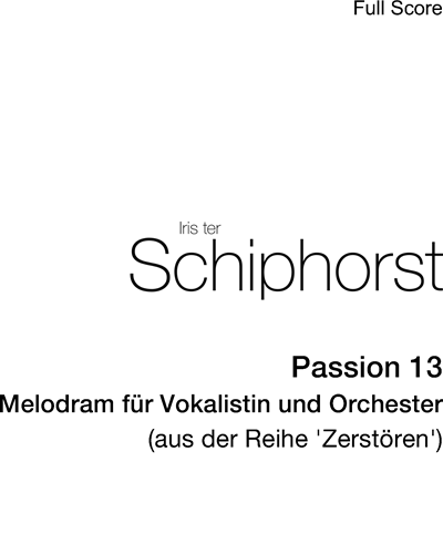 Passion 13 — Iris ter Schiphorst