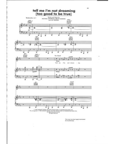 Tell Me I'm Not Dreaming (Too Good to Be True) — Robert Palmer