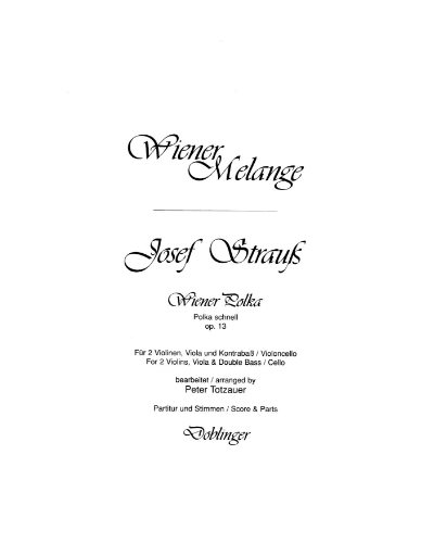 Wiener Polka, op. 13 — 约瑟夫·施特劳斯