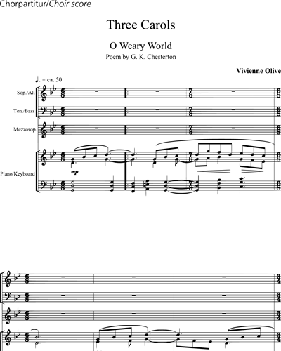 Three Carols — Vivienne Olive
