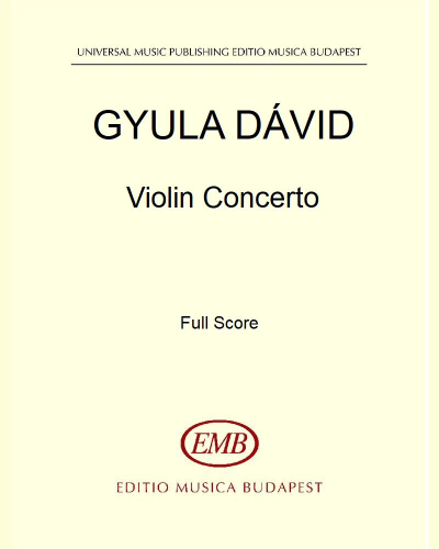 Violin Concerto — Gyula Dávid