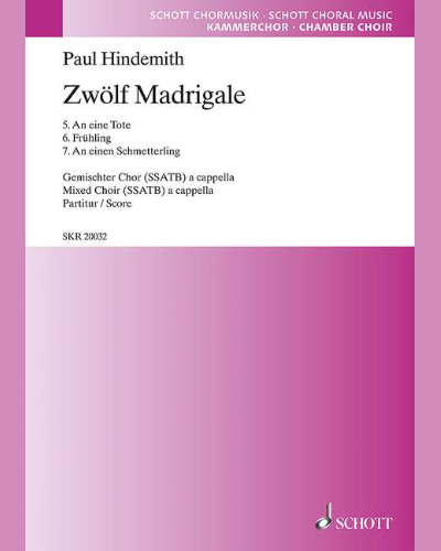 Twelve Madrigals — 欣德米特