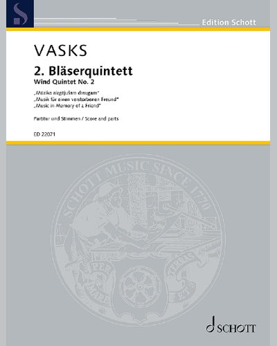 Wind Quintet No. 2 — 瓦斯克斯