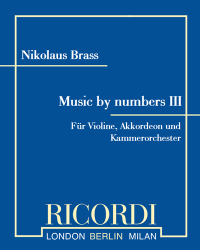 Music by numbers III — Nikolaus Brass