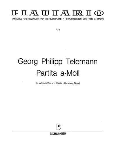 Partita in A minor — 泰勒曼