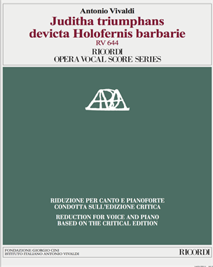 Juditha Triumphans Devicta Holofernis Barbarie — 维瓦尔第