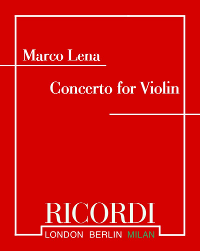 Concerto for Violin — Marco Lena