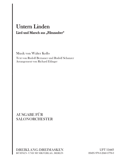 Untern Linden — Walter Kollo