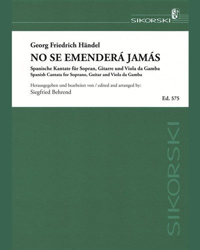 No se emendará jamás — 亨德尔