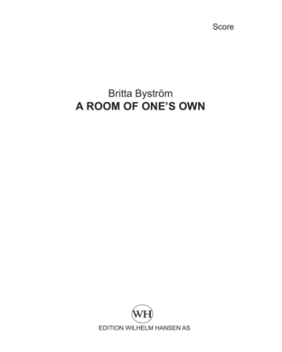A Room of One's Own — Britta Byström