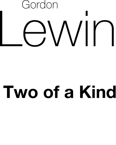 Two of a Kind — Gordon Lewin