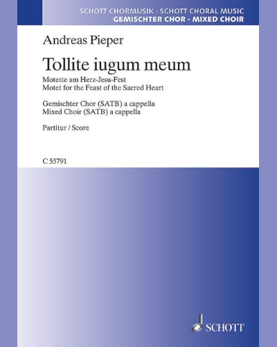 Tollite iugum meum — Andreas Pieper
