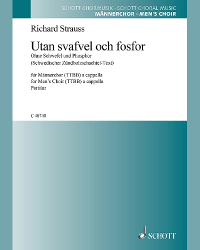 Utan svafvel och fosfor — 理查德·施特劳斯