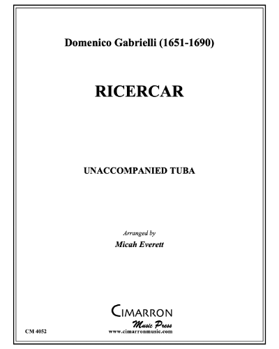 Ricercar — Domenico Gabrielli