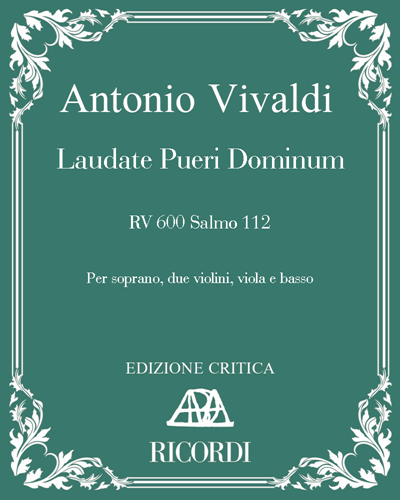 Laudate Pueri Dominum, RV 600 (Psalm 112) — Antonio Vivaldi