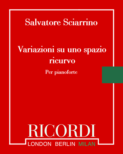 Variazioni su uno spazio ricurvo — Salvatore Sciarrino
